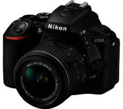 NIKON  D5500 DSLR Camera with AF-S DX NIKKOR 18-55 mm f/3.5-5.6G VR - Black